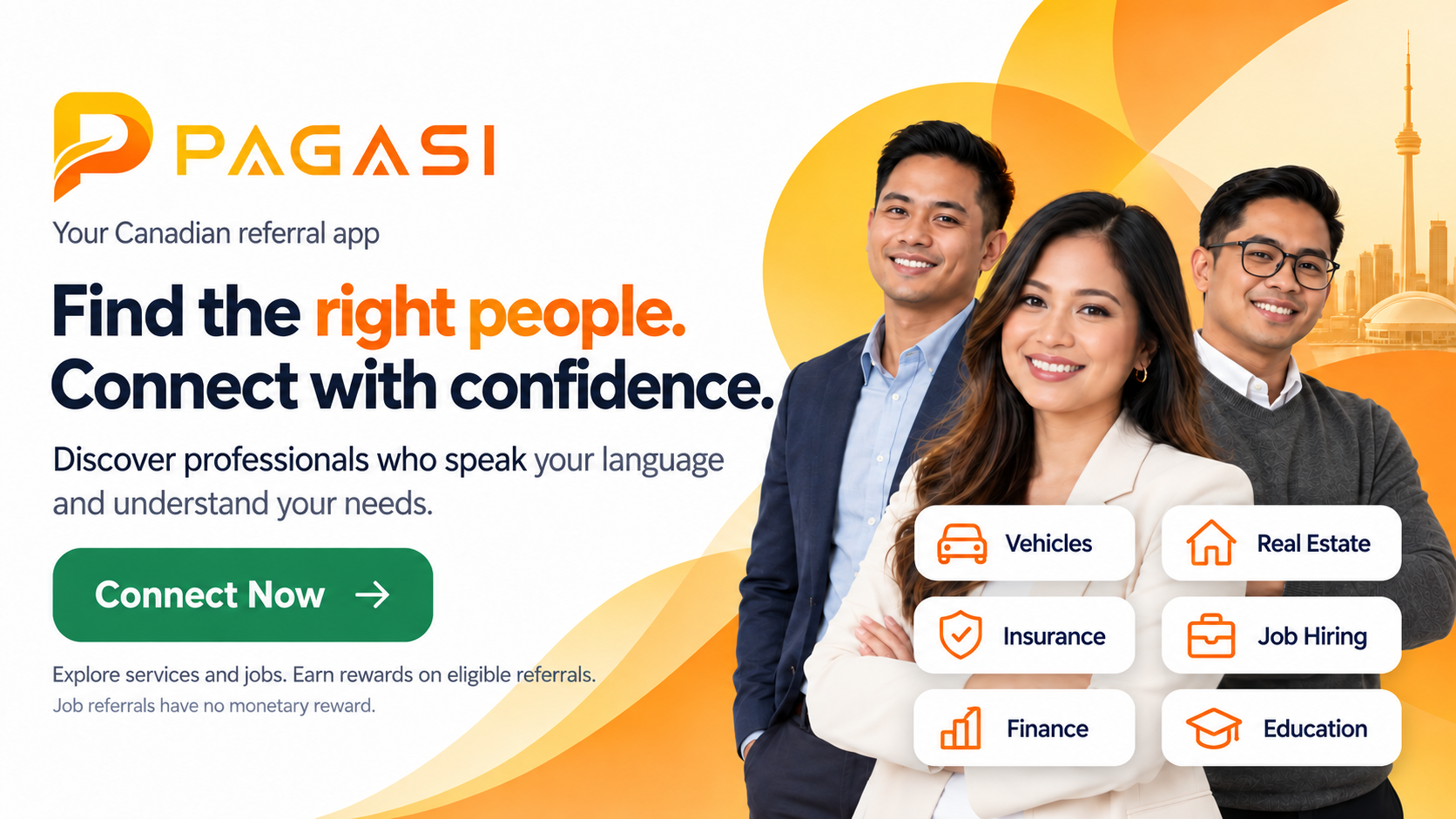 Pagasi professional services connection banner