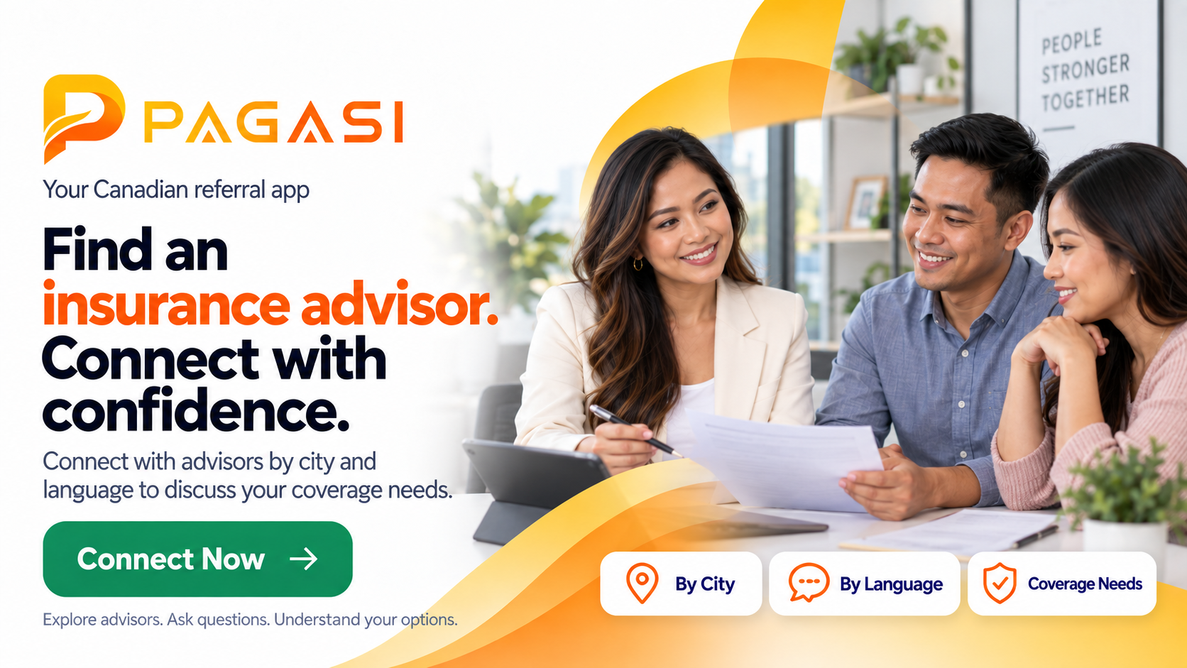 Pagasi insurance advisor connection banner