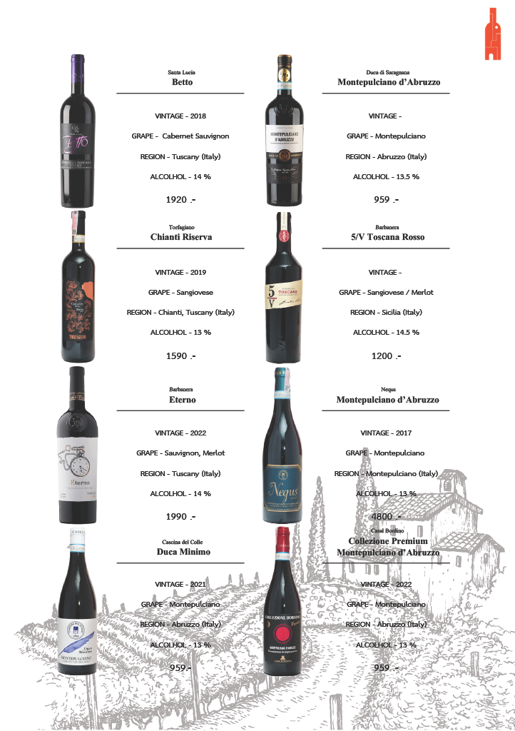 Wine list page 10