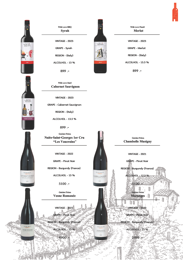 Wine list page 14