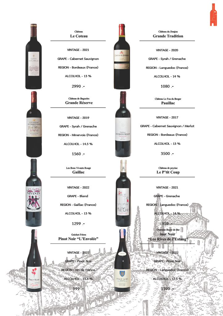 Wine list page 16