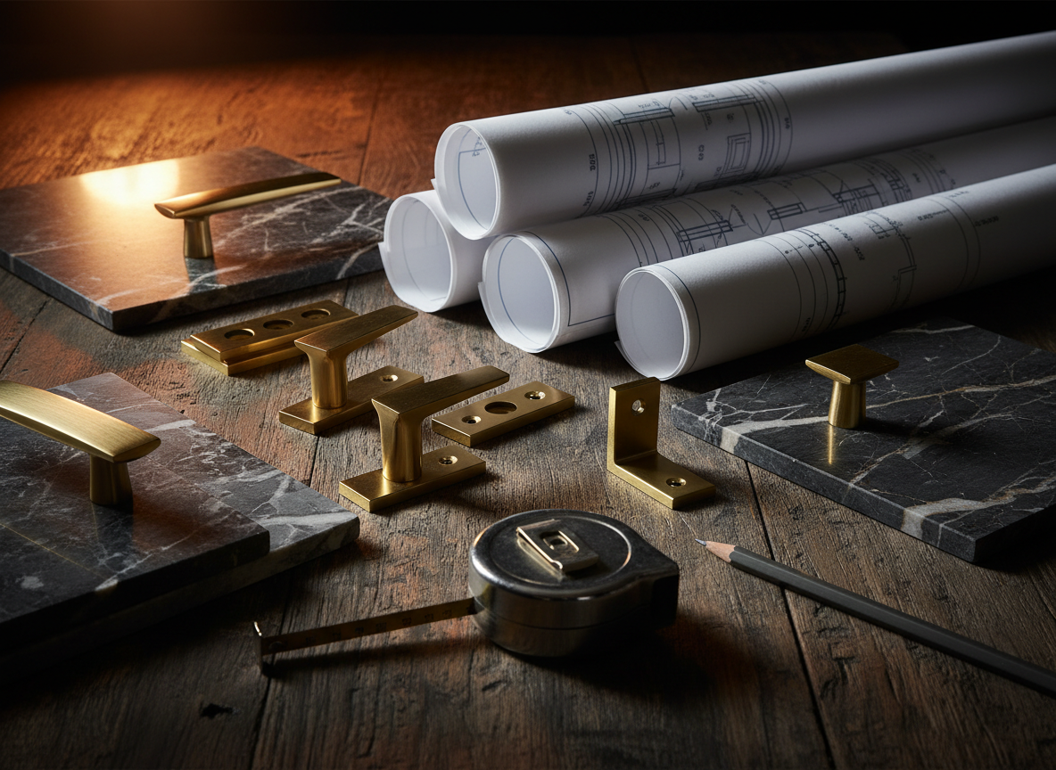 Renovation materials and blueprints