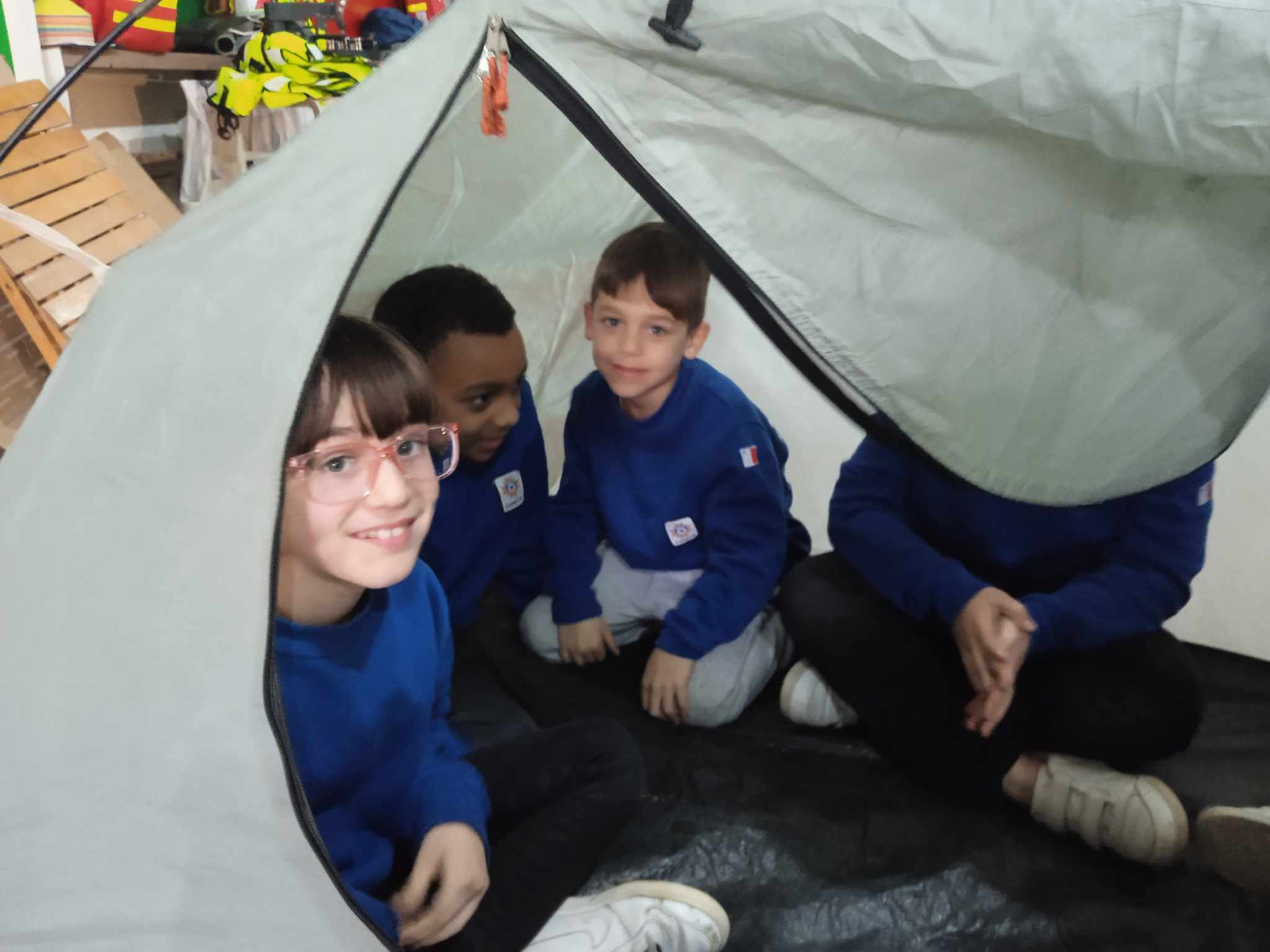Junior Cadets teamwork
