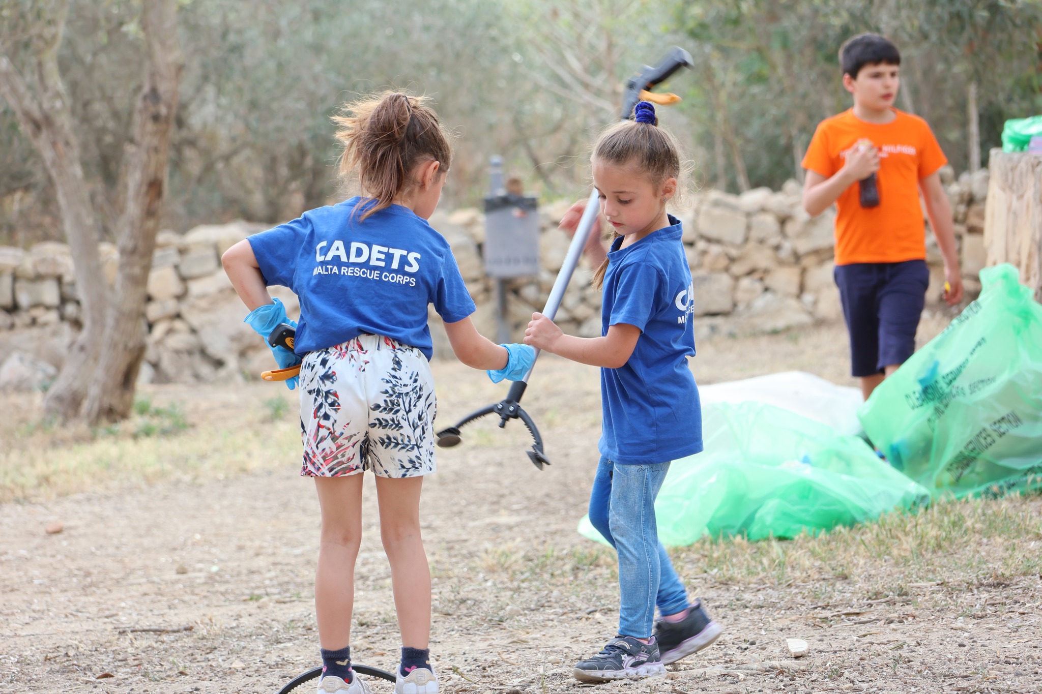 Junior Cadets training