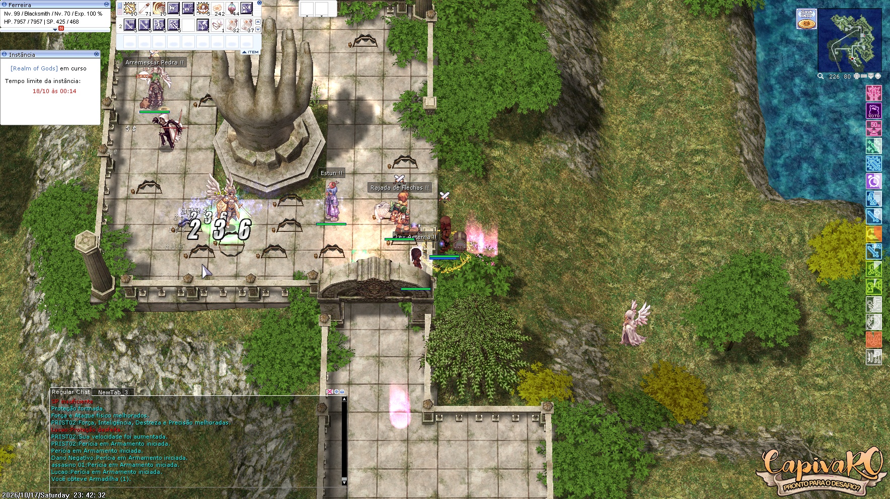 CapivaRO — screenshot 3 do servidor Ragnarok Online
