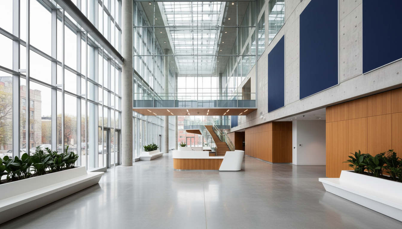 Modern architectural interior