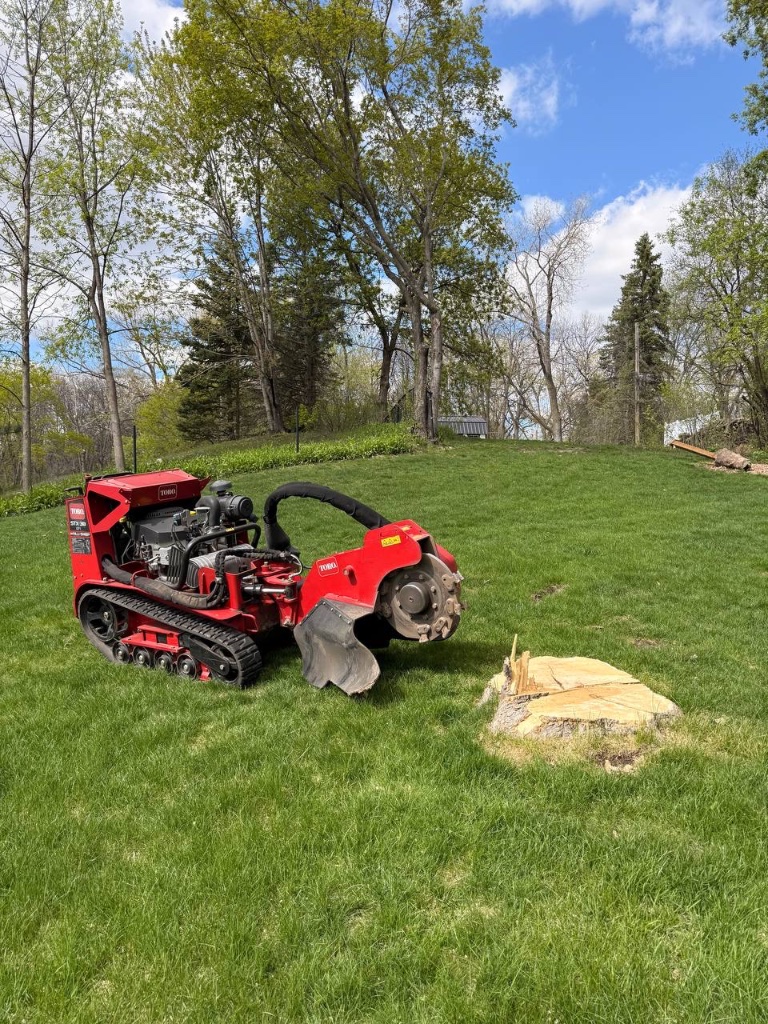 Toro Stump Grinder — On the Job