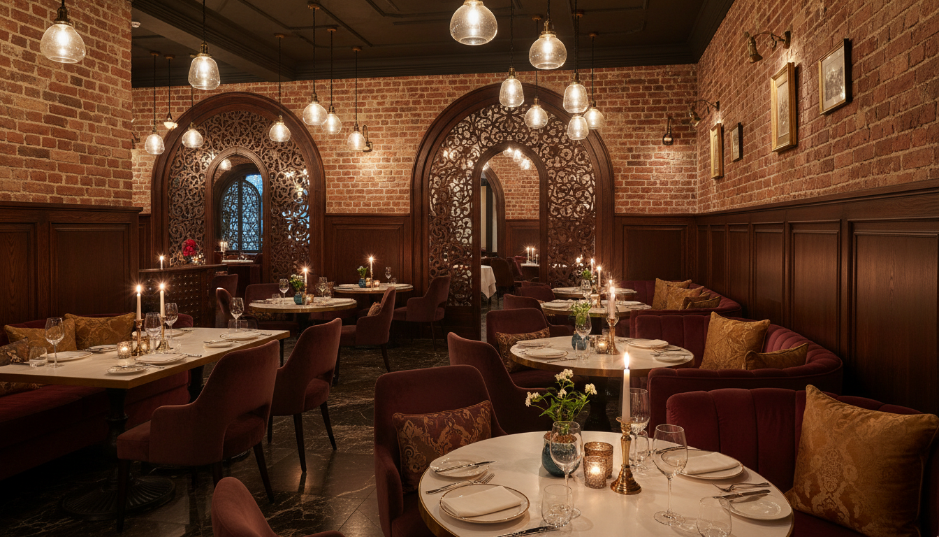Elegant restaurant interior