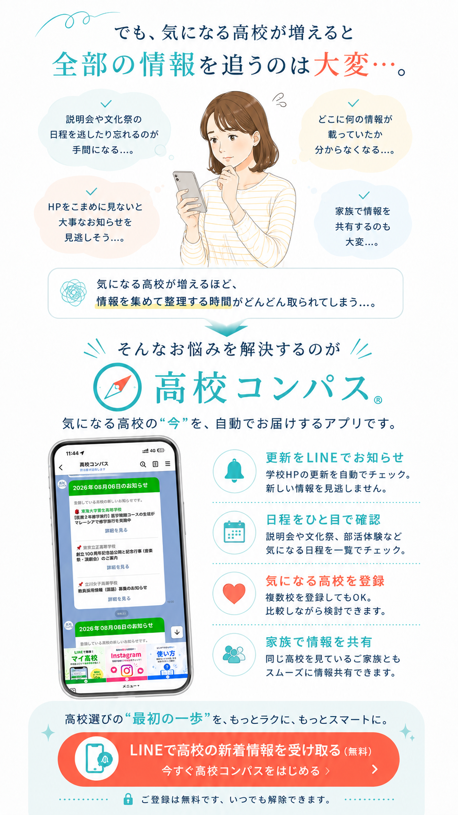 高校コンパスなら