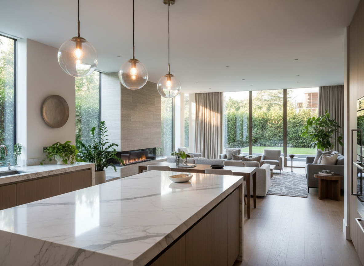 Luxury kitchen interior photography