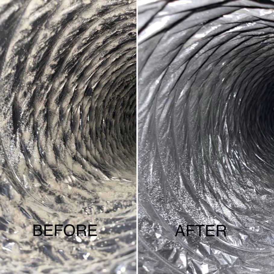 Flexible Duct — Before & After