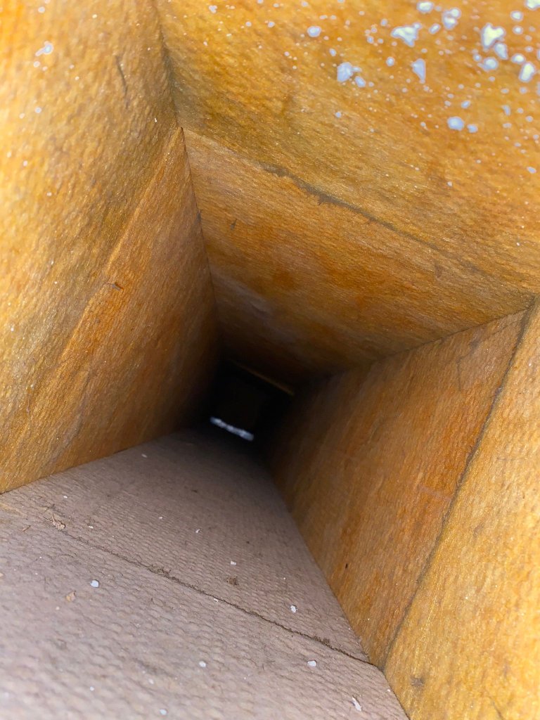 Clean duct interior after NADCA cleaning San Antonio TX