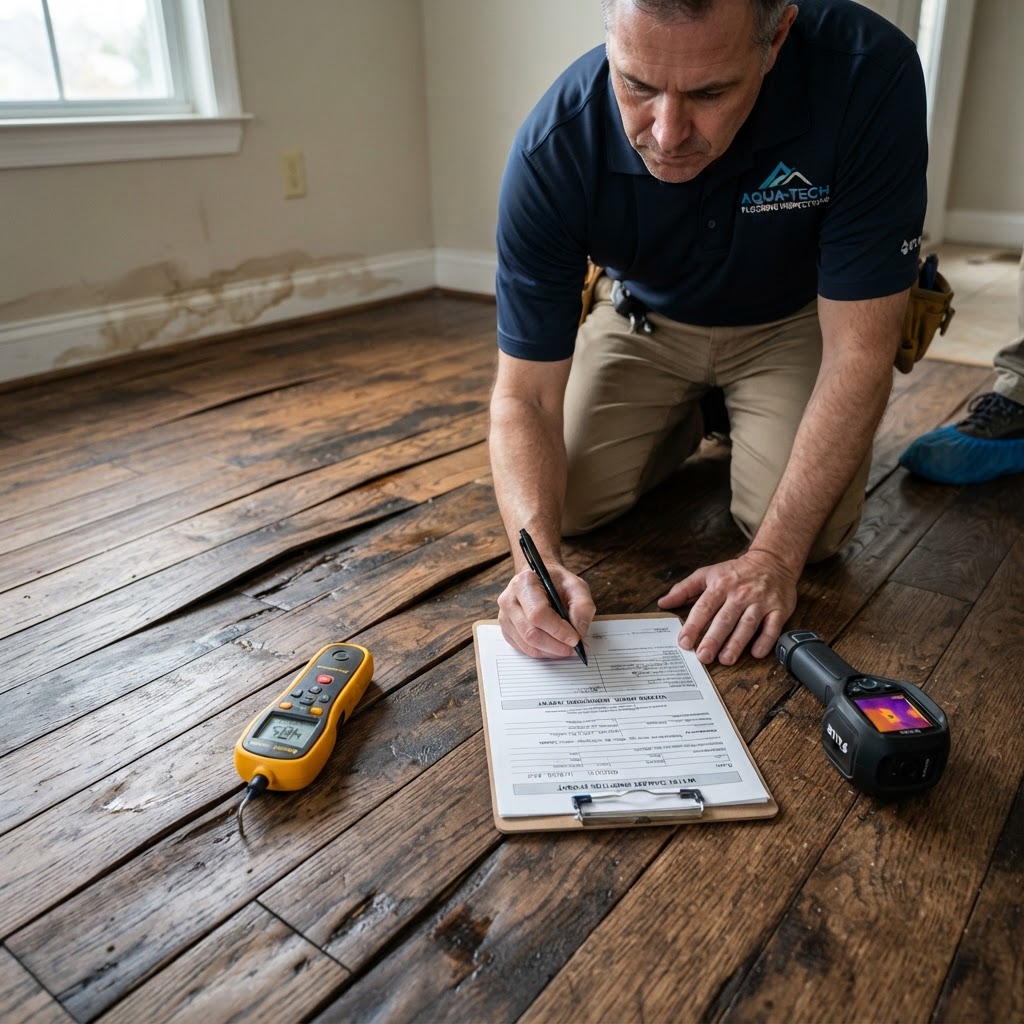 Floor Inspection for Insurance Claims