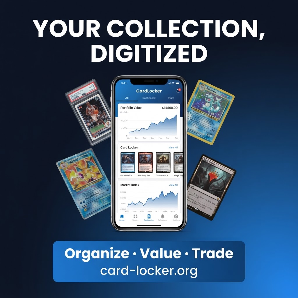 CardLocker ad — Flyer — Your Collection, Digitized