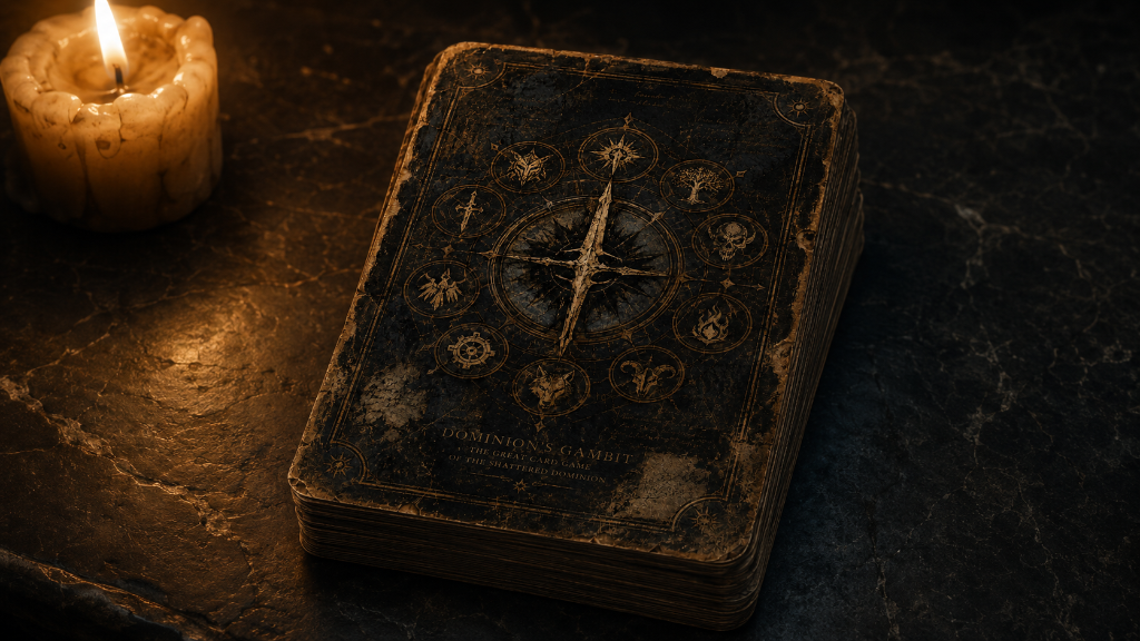 Card by candlelight