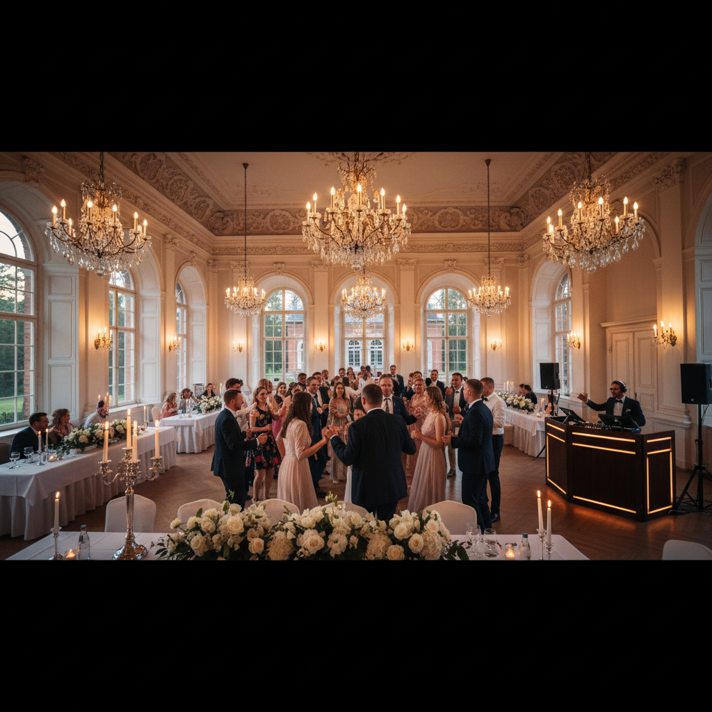 Hochzeit im Jagdschloss Gelbensande bei Rostock – DJ Fischer Spezial, Hochzeits-DJ & Fotograf Rostock