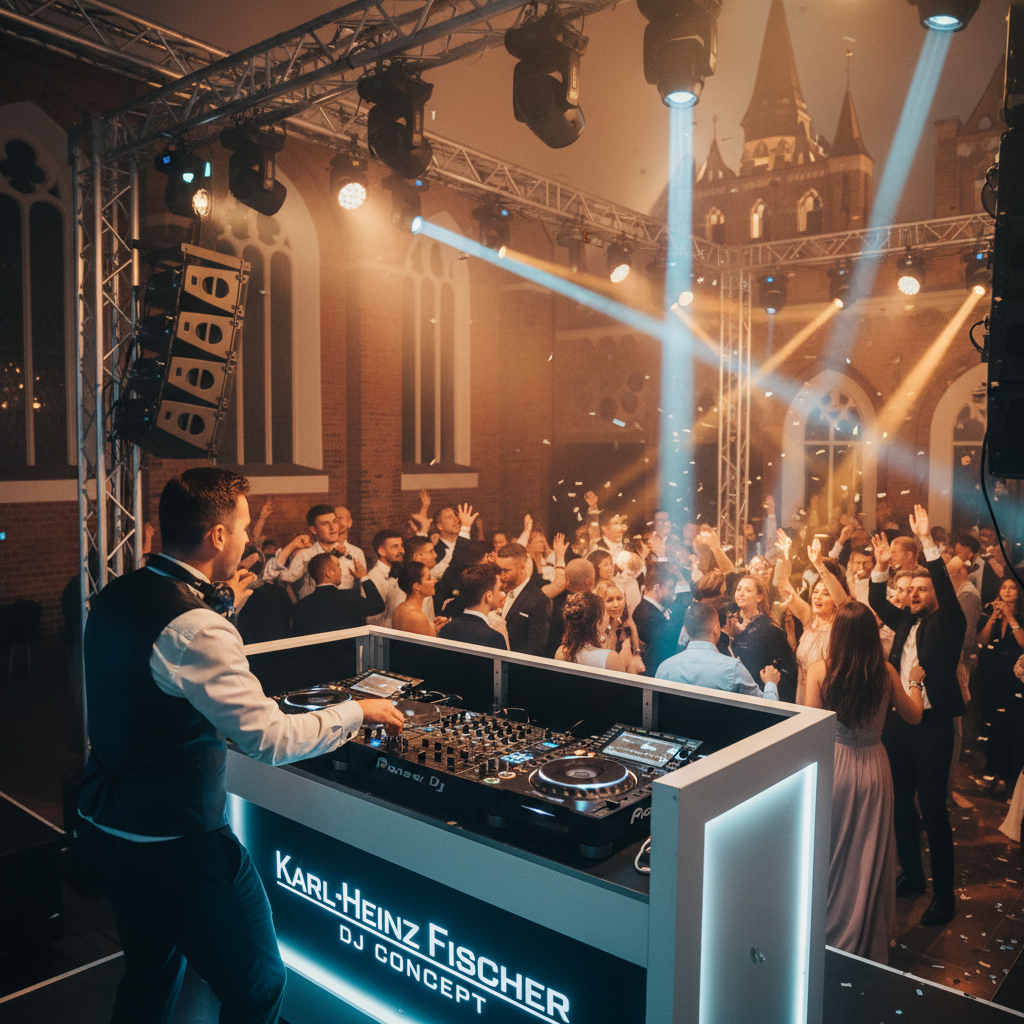 Hochzeits-DJ & Hochzeitsfotograf bei C24-Event Stralsund – Professionelle Hochzeitsbetreuung für moderne Eventlocation