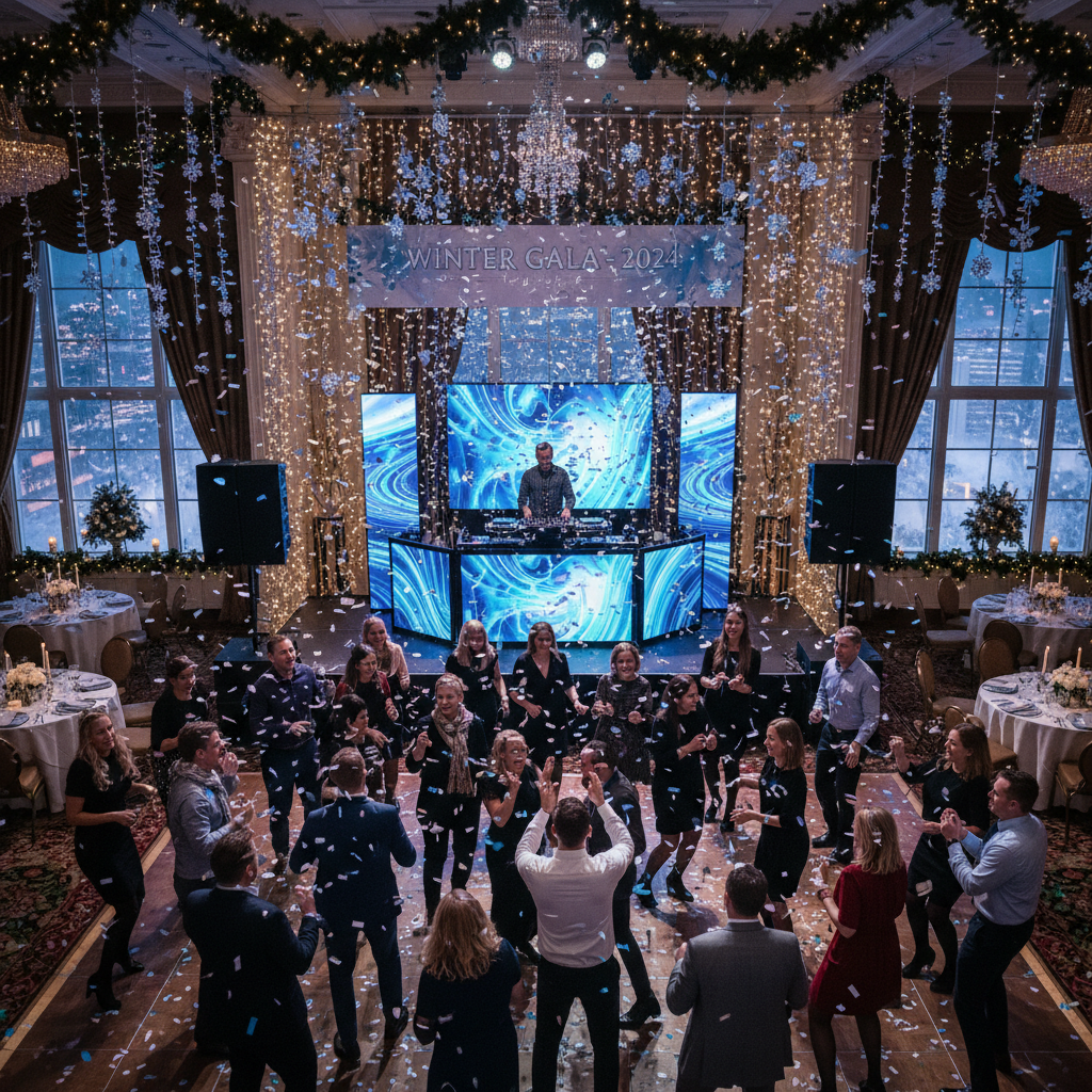 DJ Weihnachtsfeier – Festliche Betriebsfeier mit DJ Entertainment