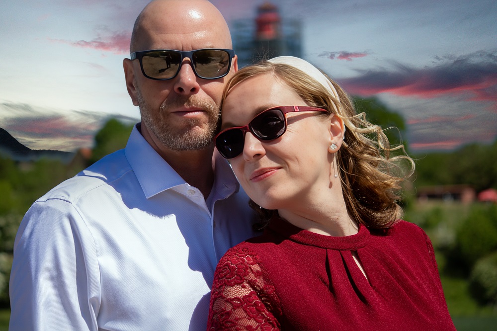 Hochzeitsfotograf Kap Arkona – Nahaufnahme Brautpaar Rügen Fotograf Hochzeit Kap Arkona – Brautpaar Nahaufnahme am Leuchtturm beim Heiraten auf Rügen