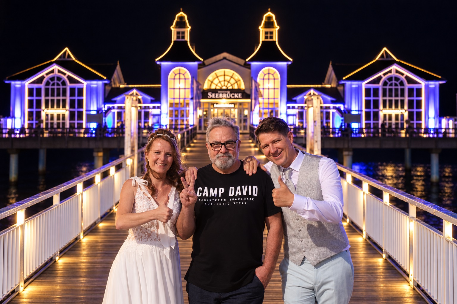 DJ Sellin Rügen – DJ Fischer Spezial DJ Sellin Rügen – Hochzeits-DJ an der Seebrücke Sellin bei Nacht