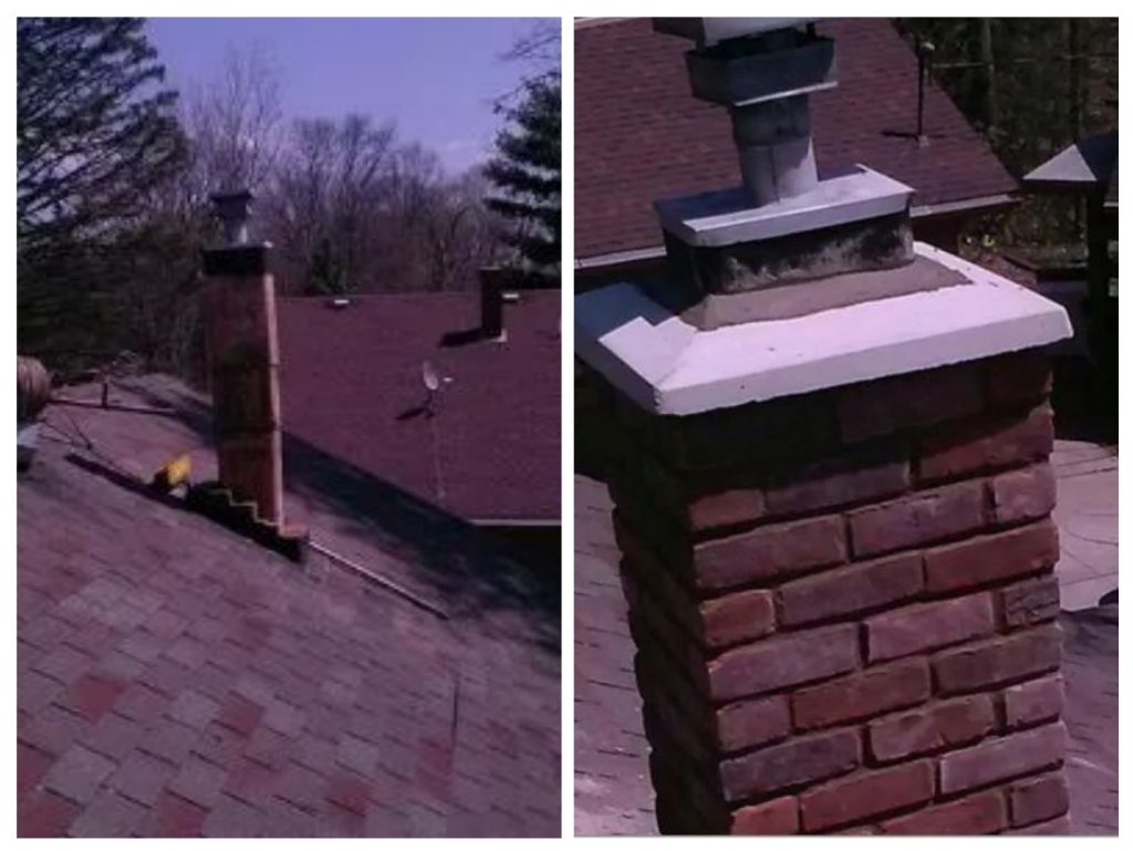 CHIMNEY REBUILD & REPAIR — Bricks n Bristles Metro Detroit masonry