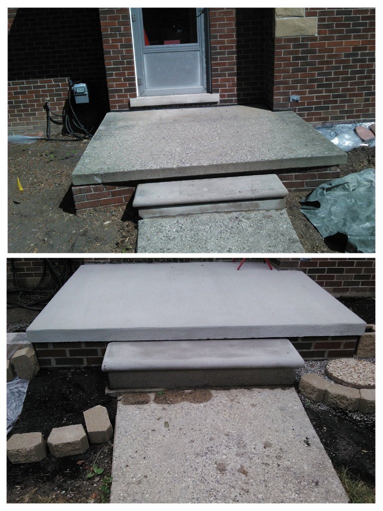 CONCRETE REPAIR — Bricks n Bristles Metro Detroit masonry
