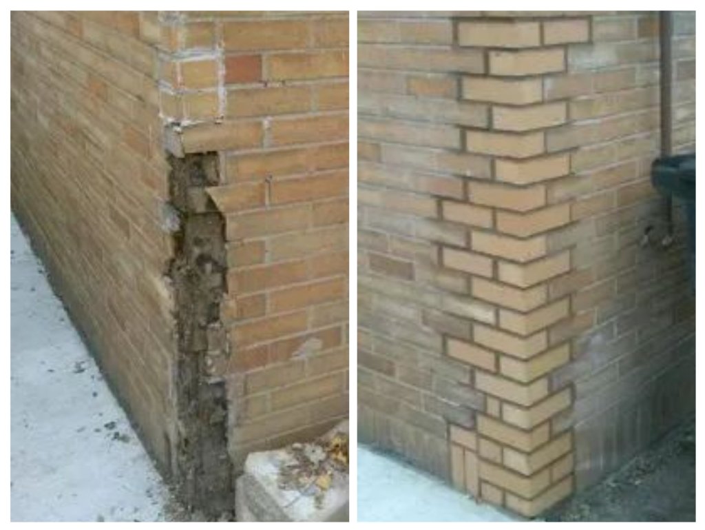 BRICK REPAIR — Bricks n Bristles Metro Detroit masonry
