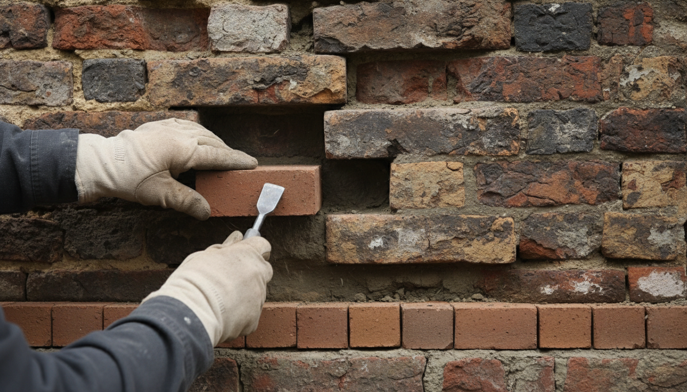 BRICK REPLACEMENT — Bricks n Bristles Metro Detroit masonry