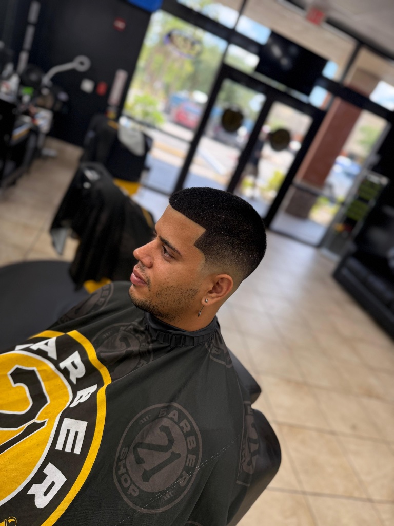 Buzz cut low fade