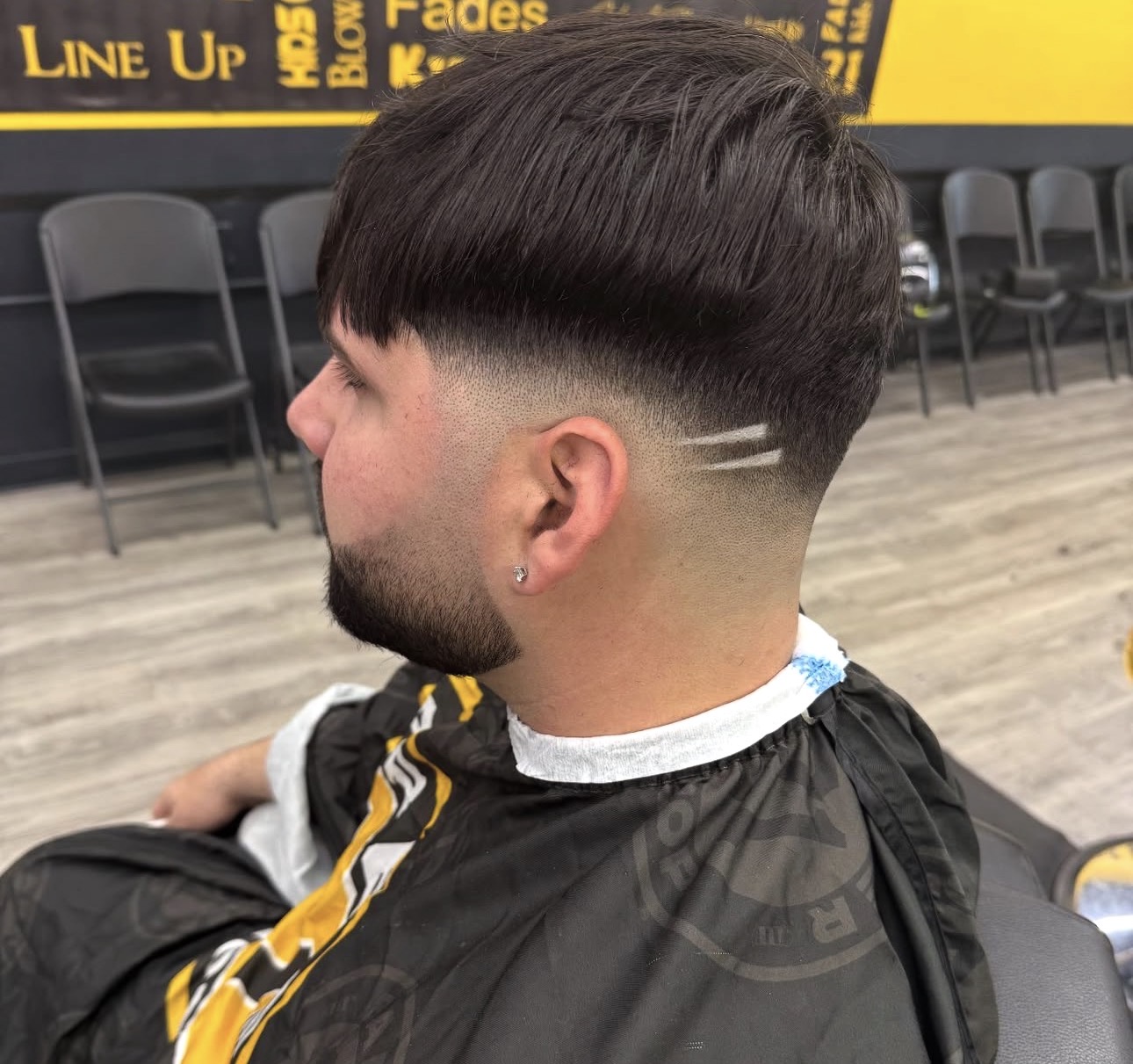 Skin fade with line detail