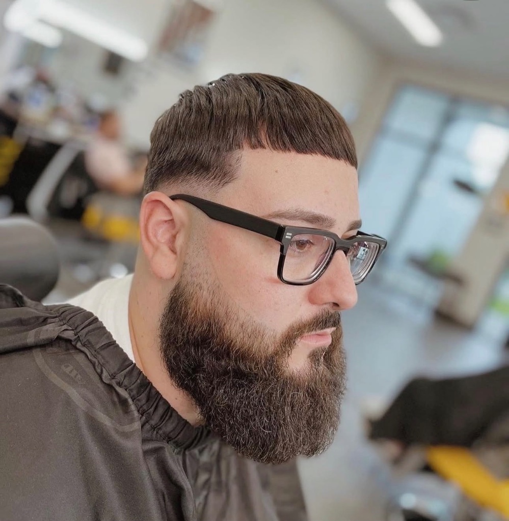 French crop with skin fade