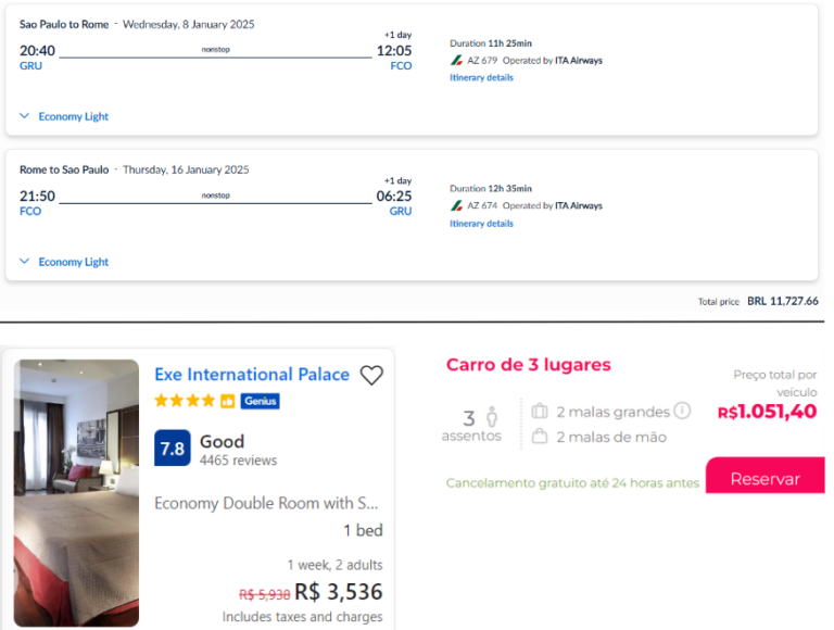 Depois — Economize até 50% fugindo dos pacotes