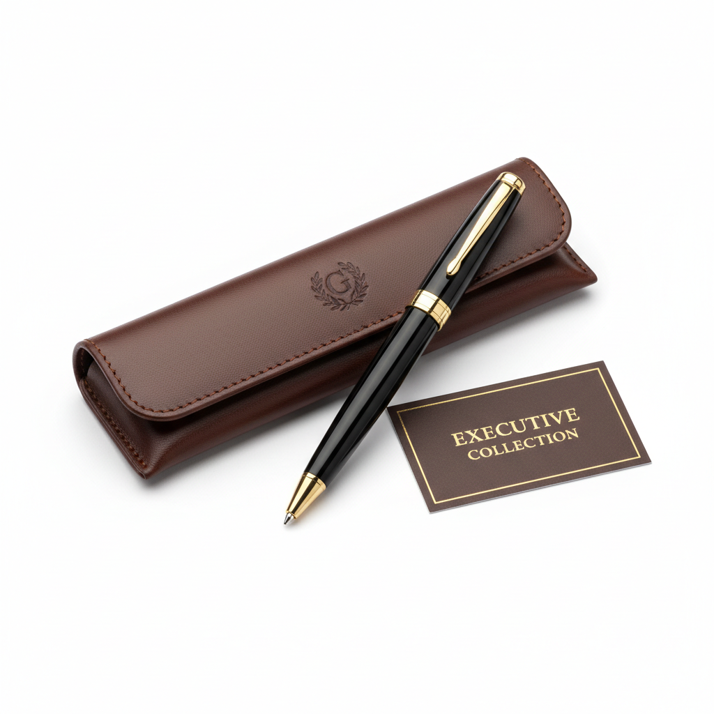Gold-Tipped Executive Pen Set