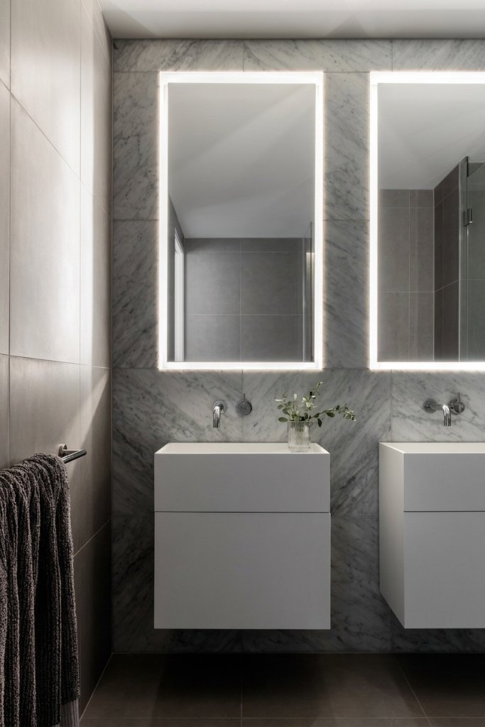 Marble Powder Room