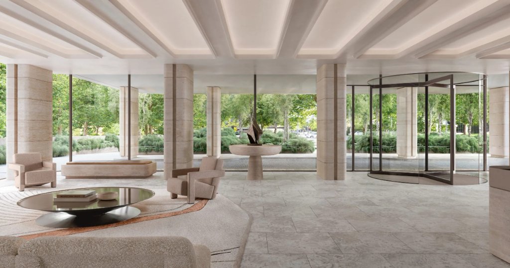 Travertine residents’ lobby