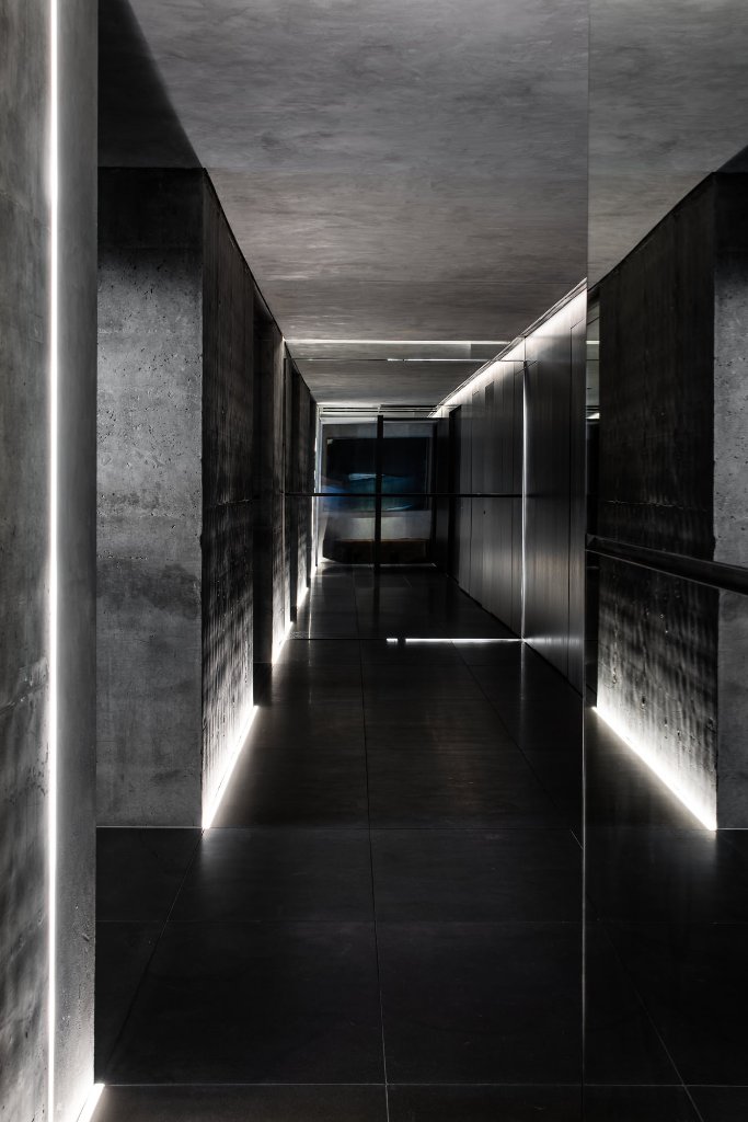 The entry hall