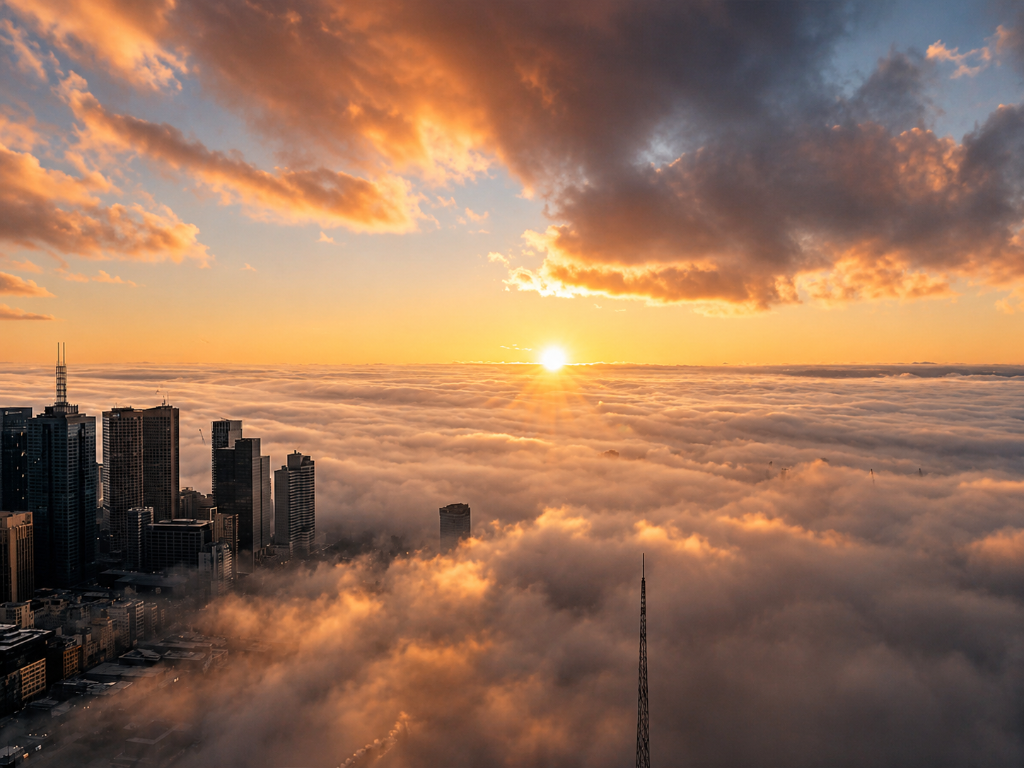 Above the clouds