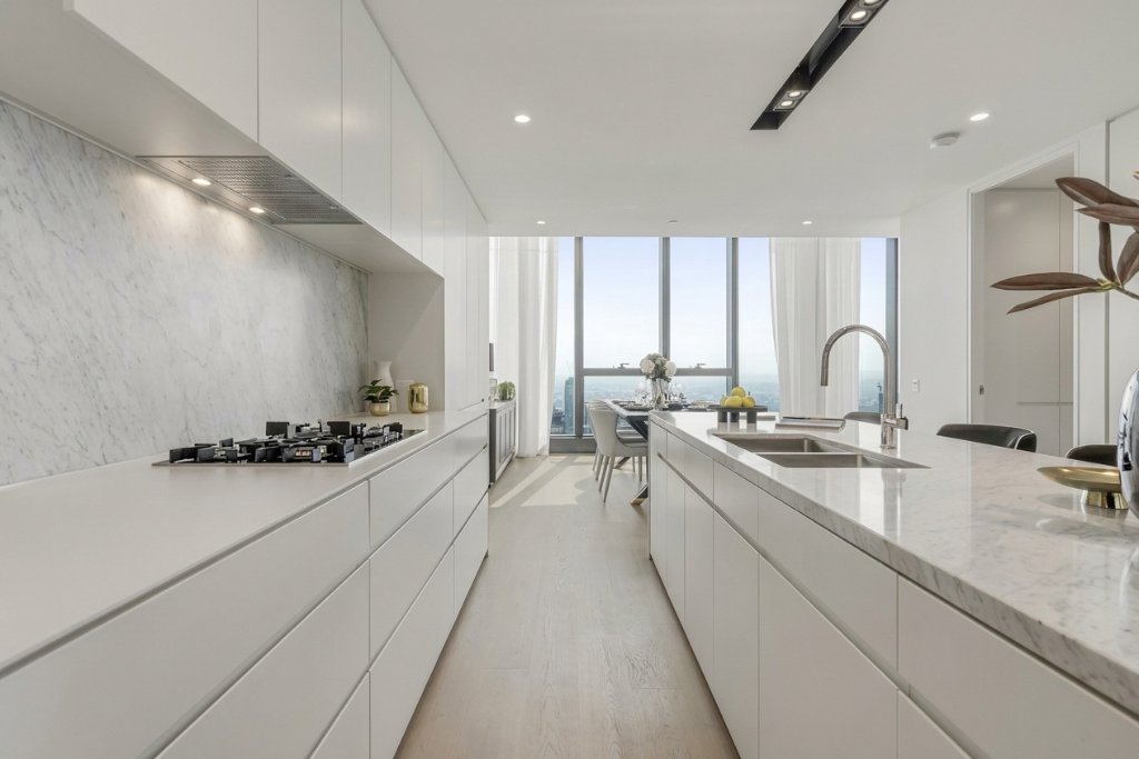 Carrara Marble Butler's Kitchen