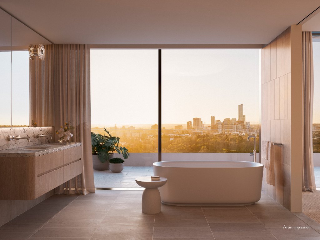 Ensuite with bay outlook