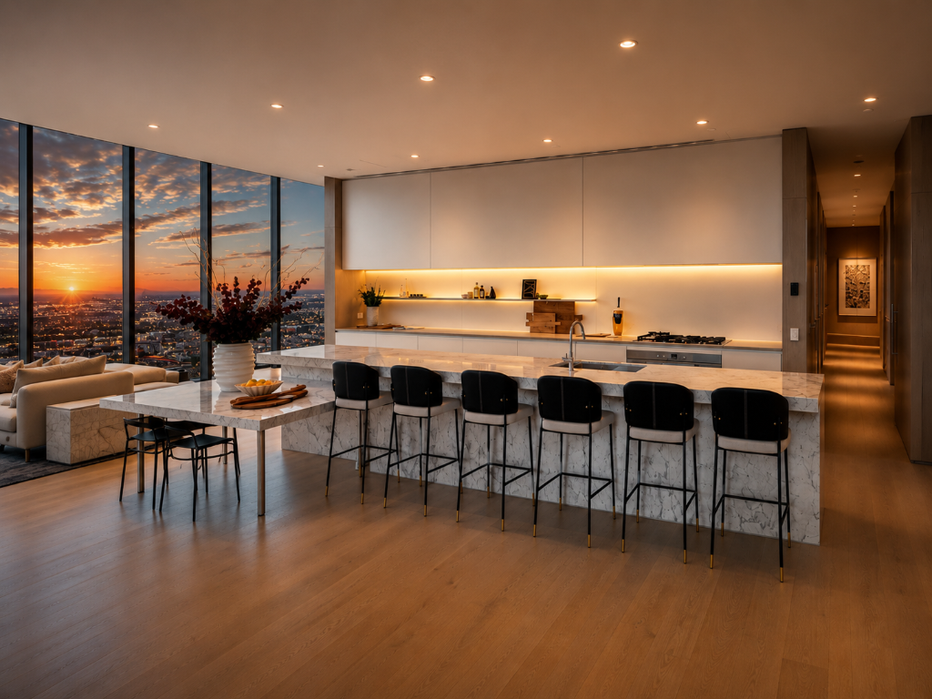 Sky Penthouse interiors