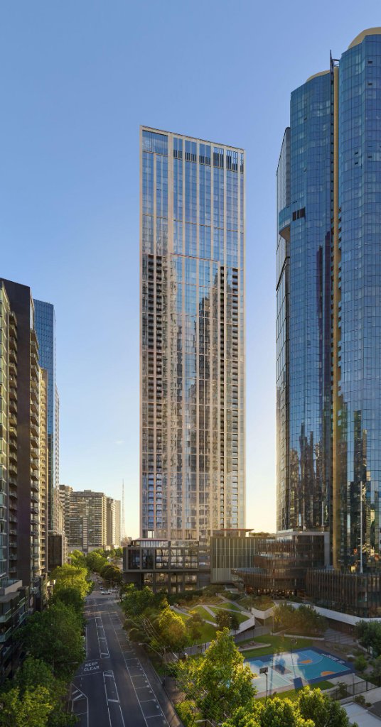 Aura — Melbourne Square Residence, 7 Hoff Boulevard, Southbank, VIC 3006. Brand new off-the-plan Melbourne property for sale with Solomon Bloom.
