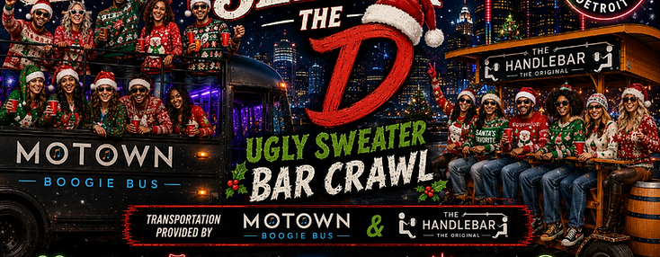 Sleigh the D: Ugly Sweater Bar Crawl