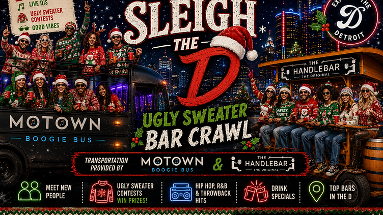 Sleigh the D: Ugly Sweater Bar Crawl
