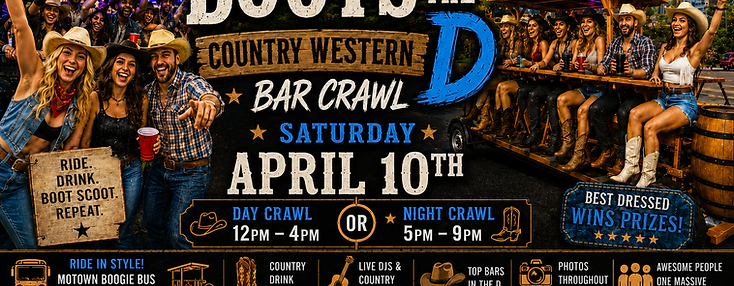 Boots in the D: Country Western Bar Crawl