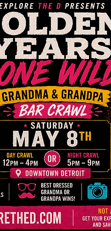 Golden Years Gone Wild: Grandma & Grandpa Bar Crawl