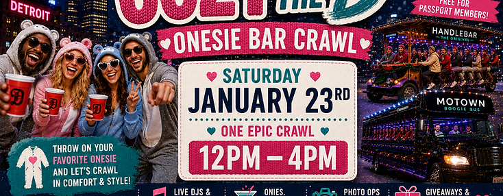Cozy in the D: Onesie Bar Crawl
