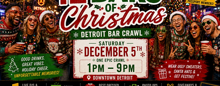 12 Bars of Christmas: Detroit Bar Crawl