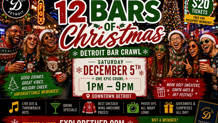 12 Bars of Christmas: Detroit Bar Crawl