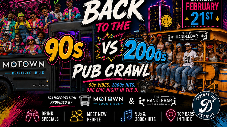 Back to the D: 90's vs 2000's Pub Crawl