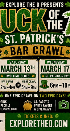 Luck of the D: St. Patrick's Bar Crawl